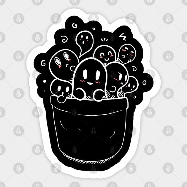 Pocket Ghosts Sticker by TechraPockets